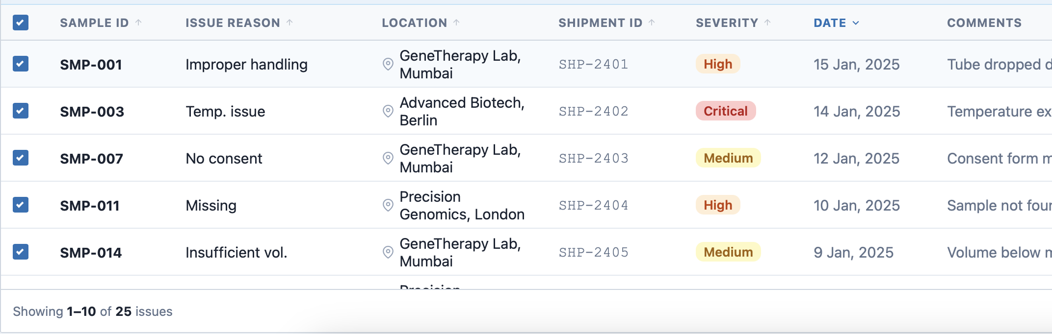 After: simplified labels with contextual tooltips