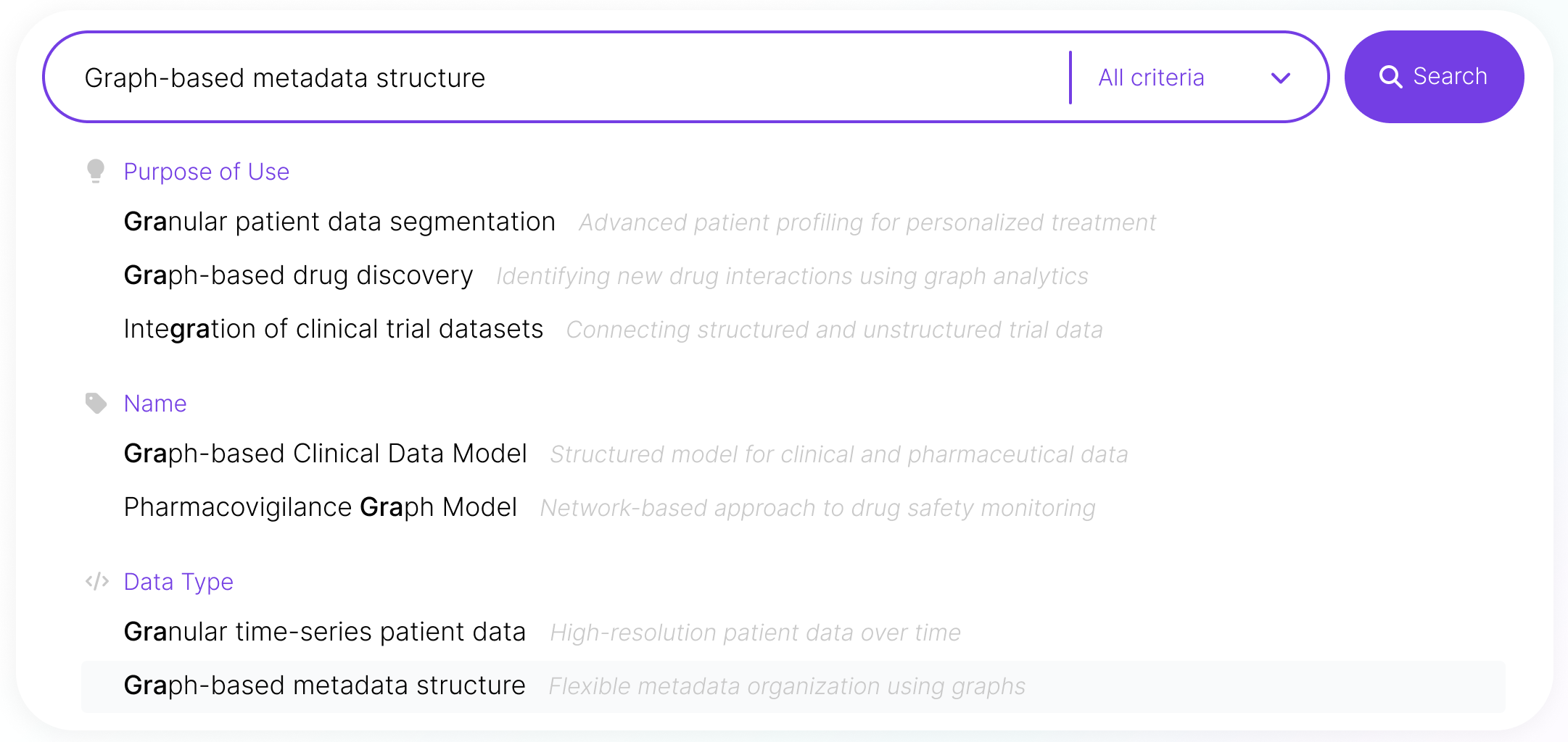 After: redesigned search and model discovery